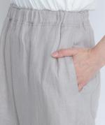 ドビーリネンワイドパンツ